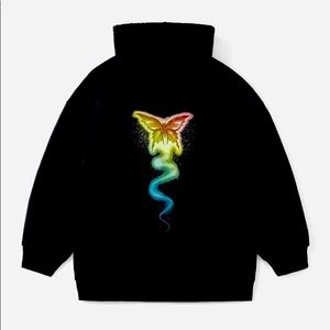 Women’s Sz 1X Butterfly Hoodie NEW